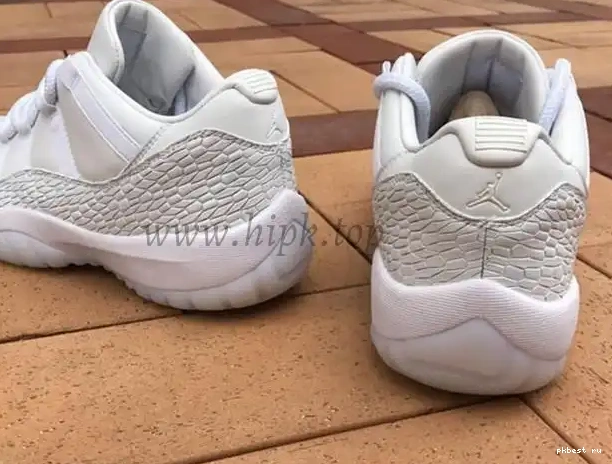 Authentic Air Low“Frost Jordan 11 White” 0605